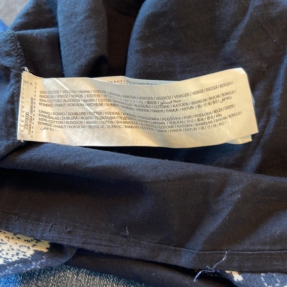 Mango - wrap skirt with tie & tassels - size M - Picture 4 of 4